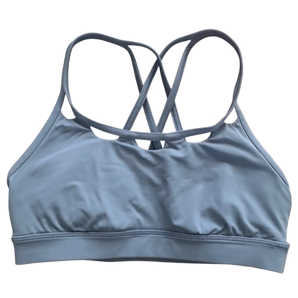 Lululemon Womens Energy Bra *Crescent Tempest Blue size 6 W2BQLS